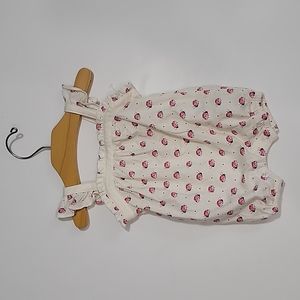 Gap Baby Gap Pink Lady Bug Jumper Newborn